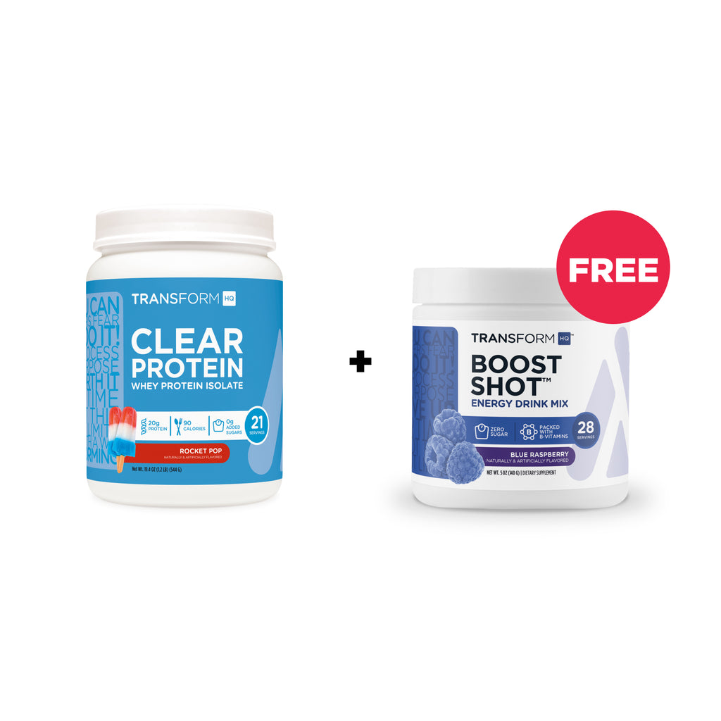 Buy Clear Protein, Get Boost Shot OR Hydration Free
