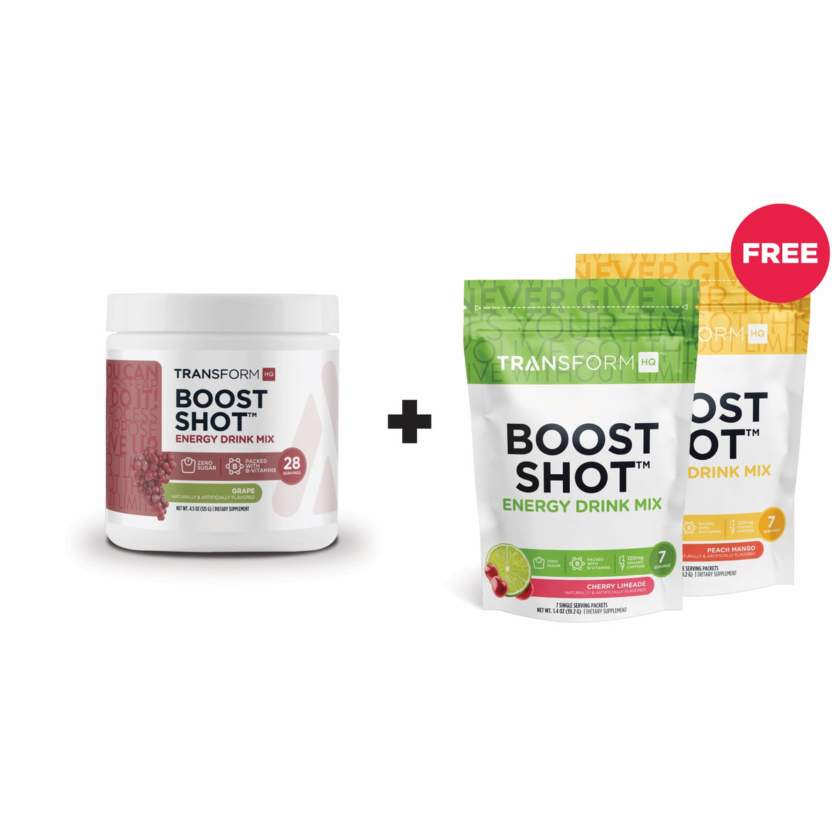 30% Off Grape Boost Shot + 2 Free 7-Serving Boost Shot Bags
