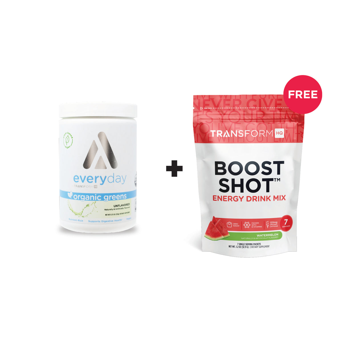 30% Off Organic Greens + Free 7-Serving Boost Shot