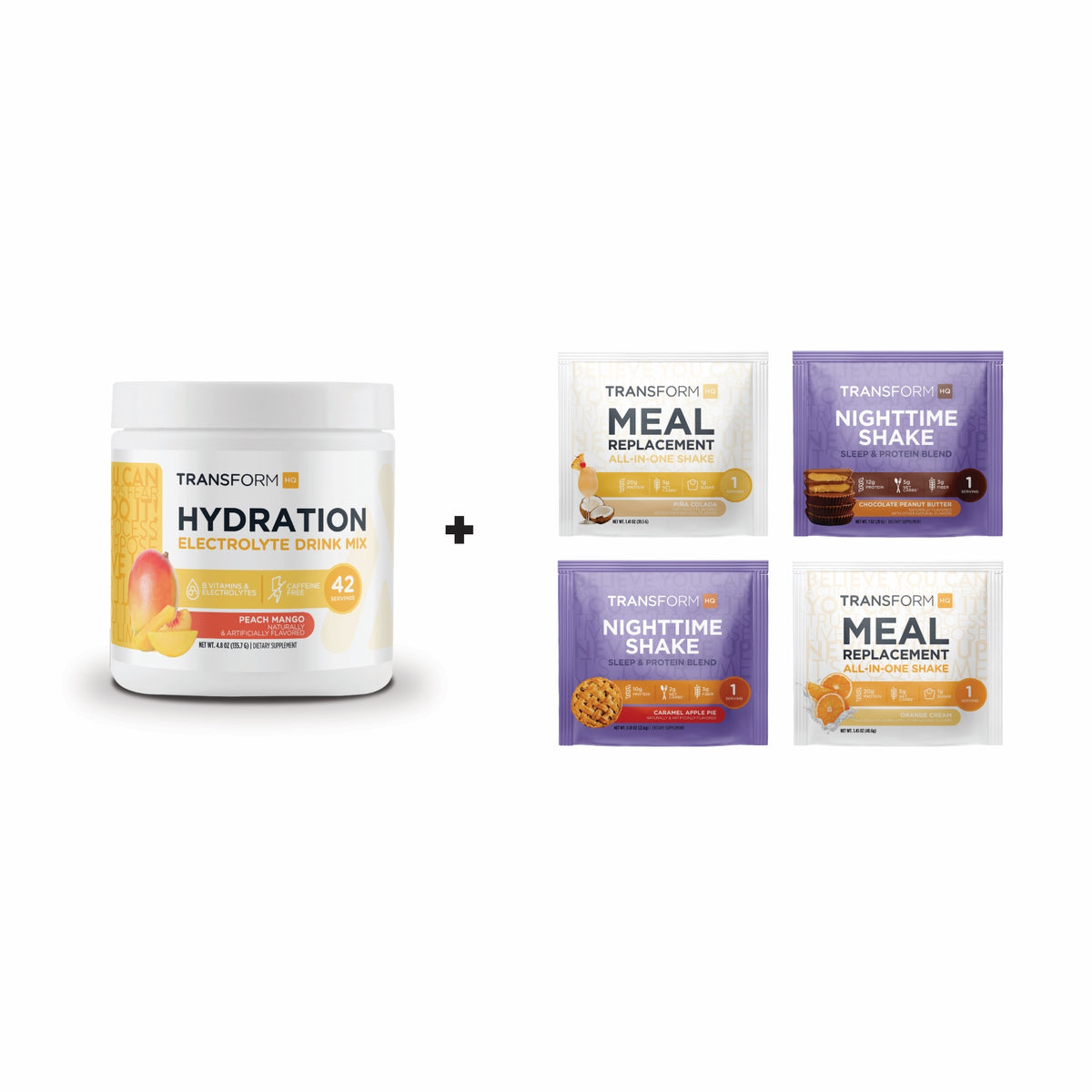 Hydration + 4 Single-Serving Shake Packs ($24 Off)