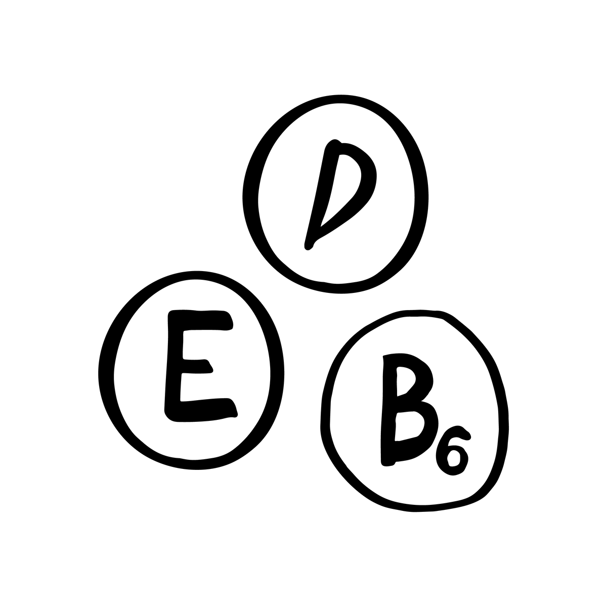 Full Shot of B Vitamins