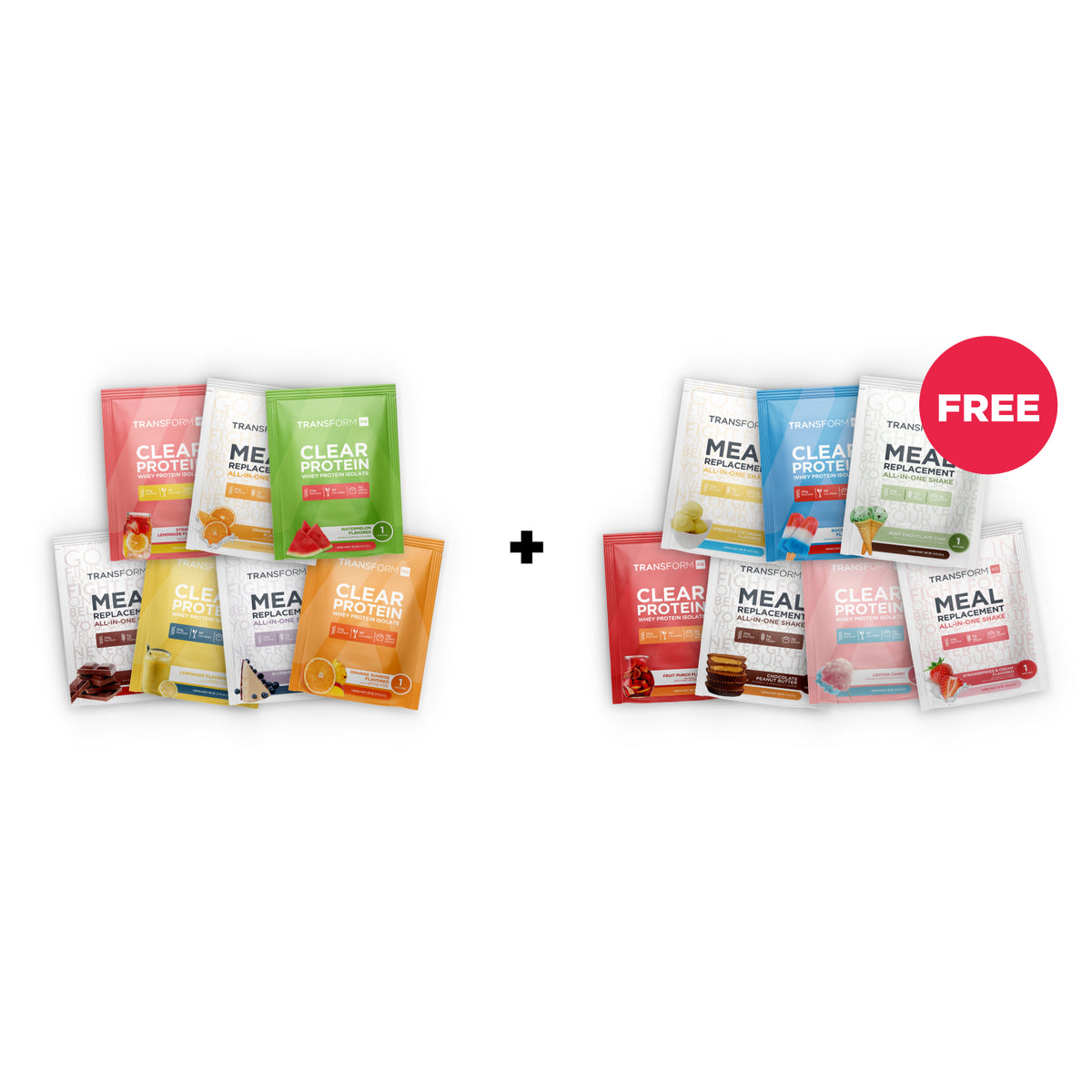 Buy 7 Meal Replacement/Clear Protein Packs, Get 7 Free