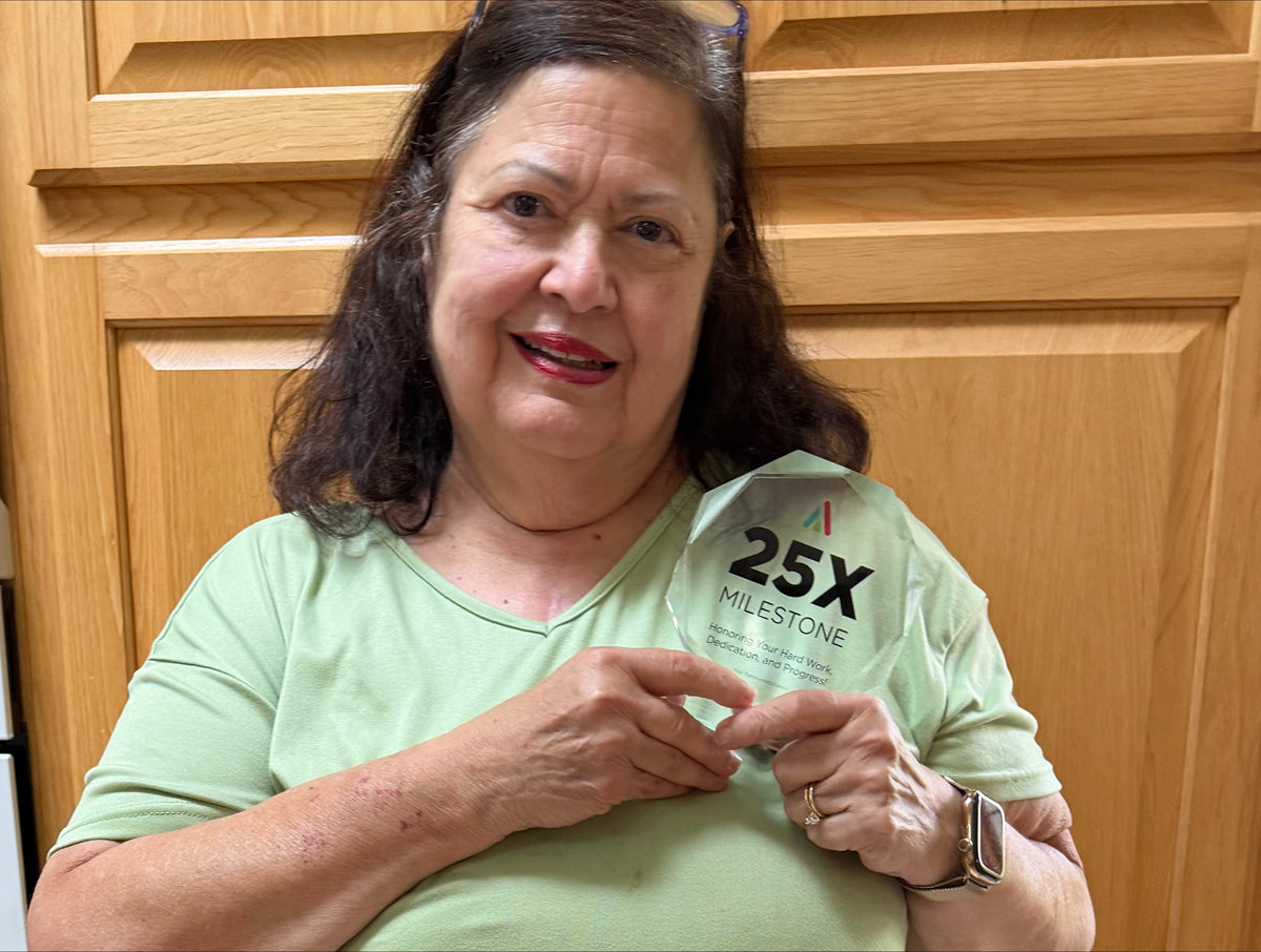 "I have accomplished a farther walk and a better food goal. I have been able to start walking." - Mary