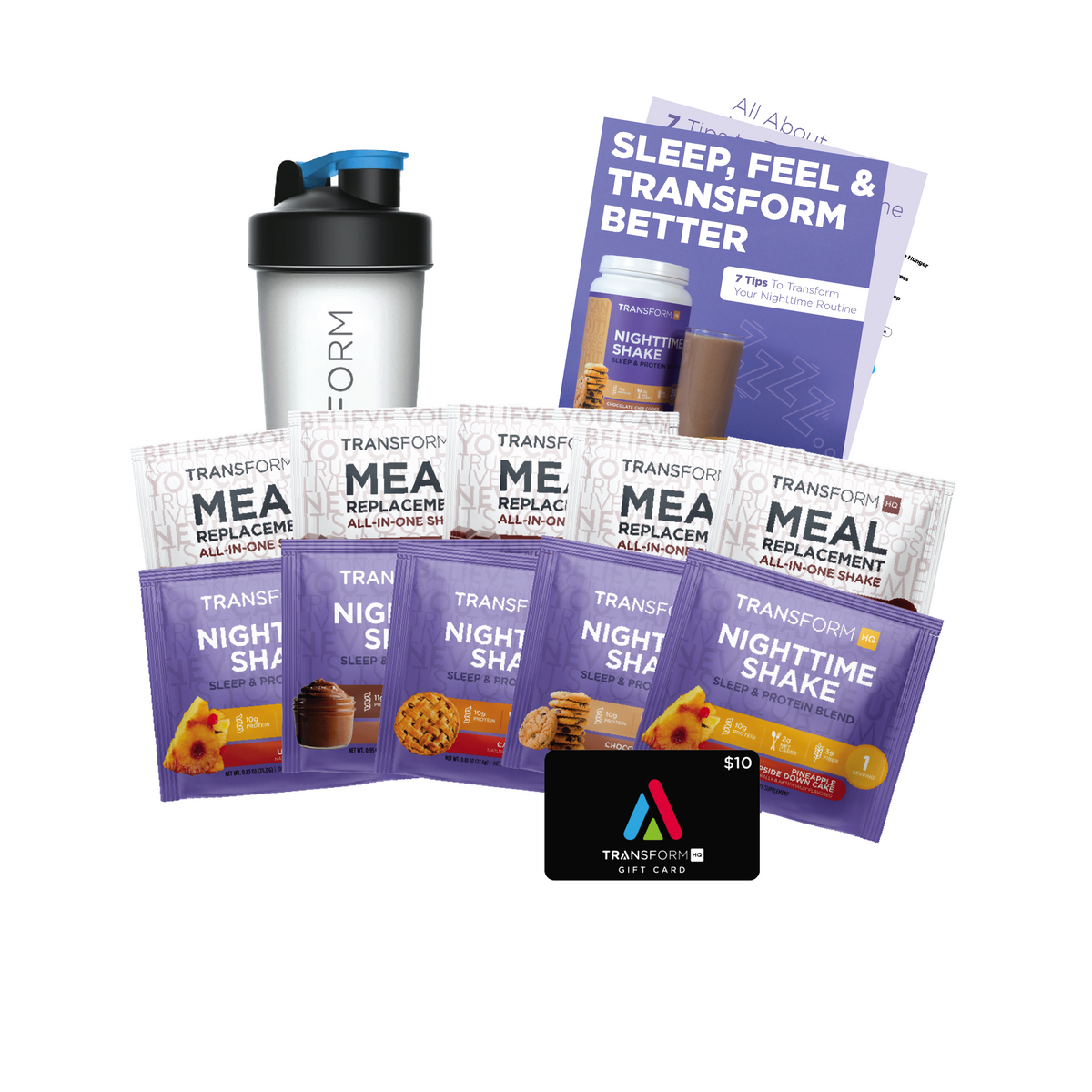 Nighttime + Meal Replacement Shake Pack Bundle