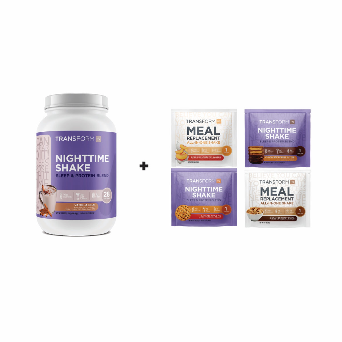 Nighttime Shake + 4 Single-Serving Shake Packs ($30 Off)