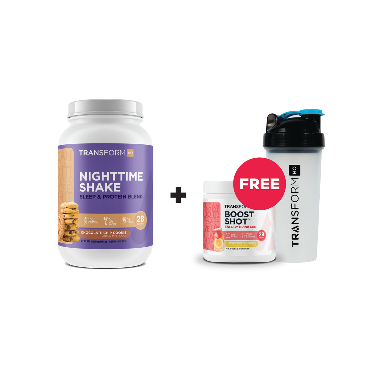 Buy Nighttime Shake, Get Boost Shot & Shaker Free