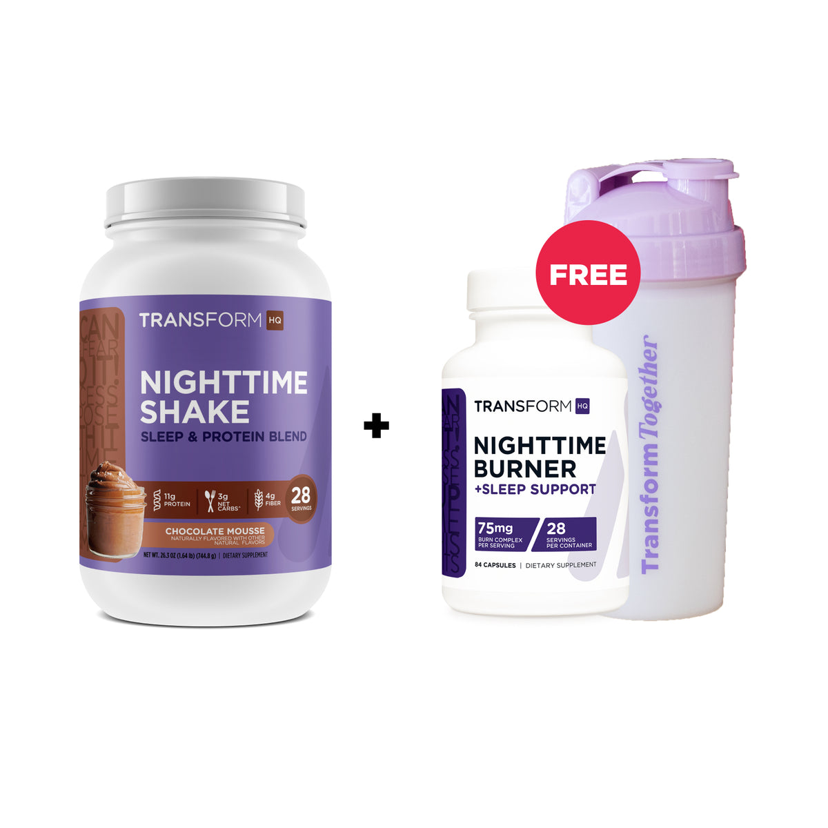 Buy Nighttime Shake, Get Nighttime Burner + Shaker Free