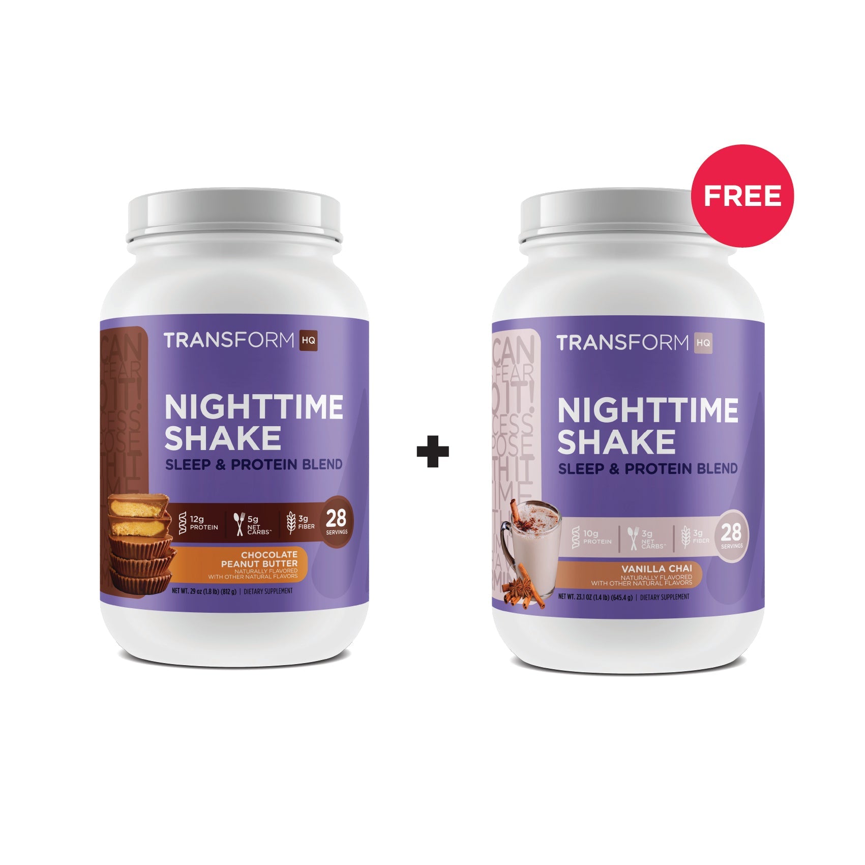 Buy 1 Nighttime Shake, Get 1 Free (Bundle) - TransformHQ