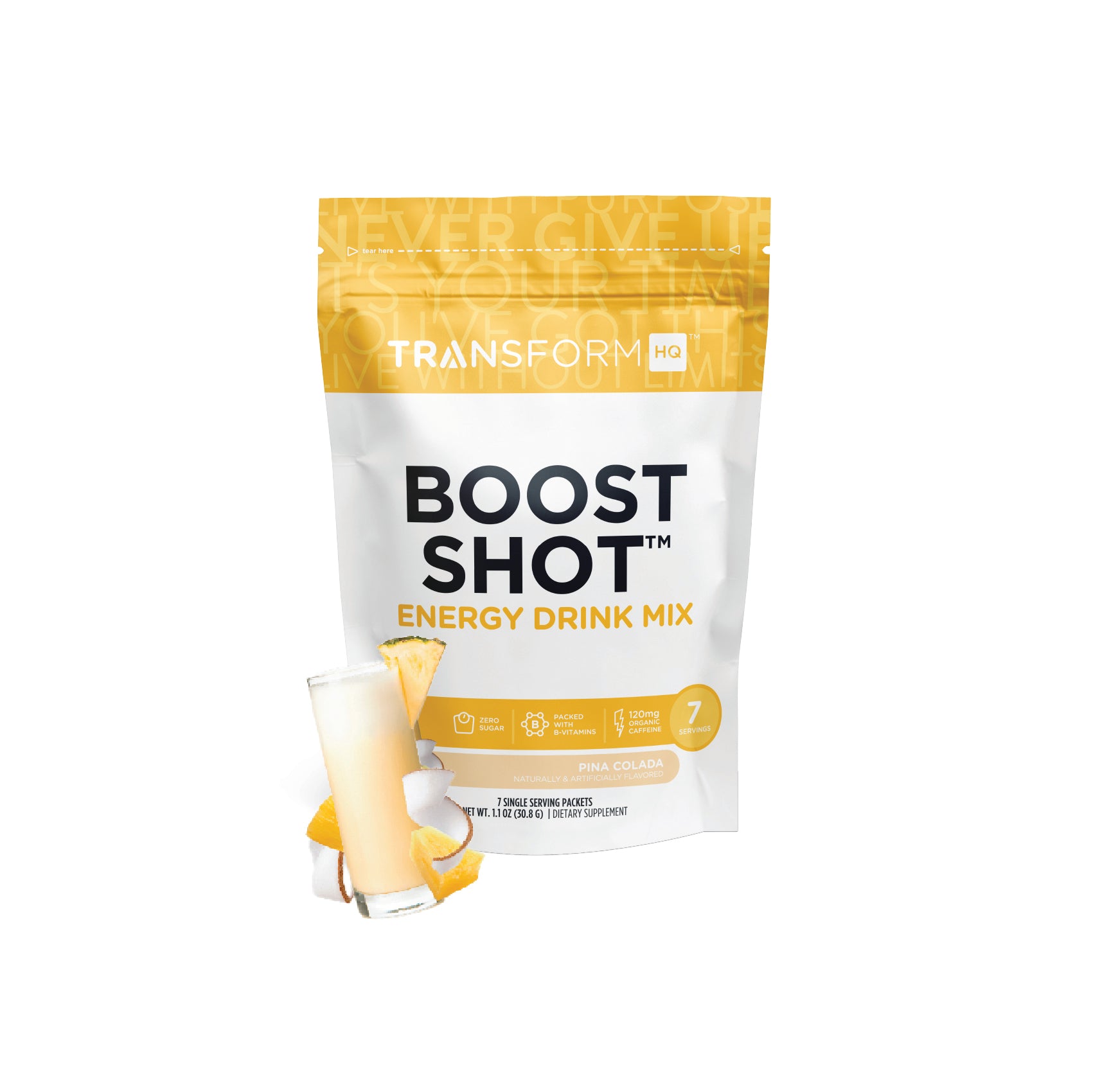 Boost Bag Pina Colada Boost Shot (7-Stick Bag) - TransformHQ