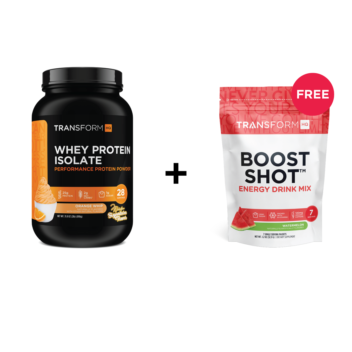 30% Off Whey Protein Isolate + Free 7-Serving Boost Shot