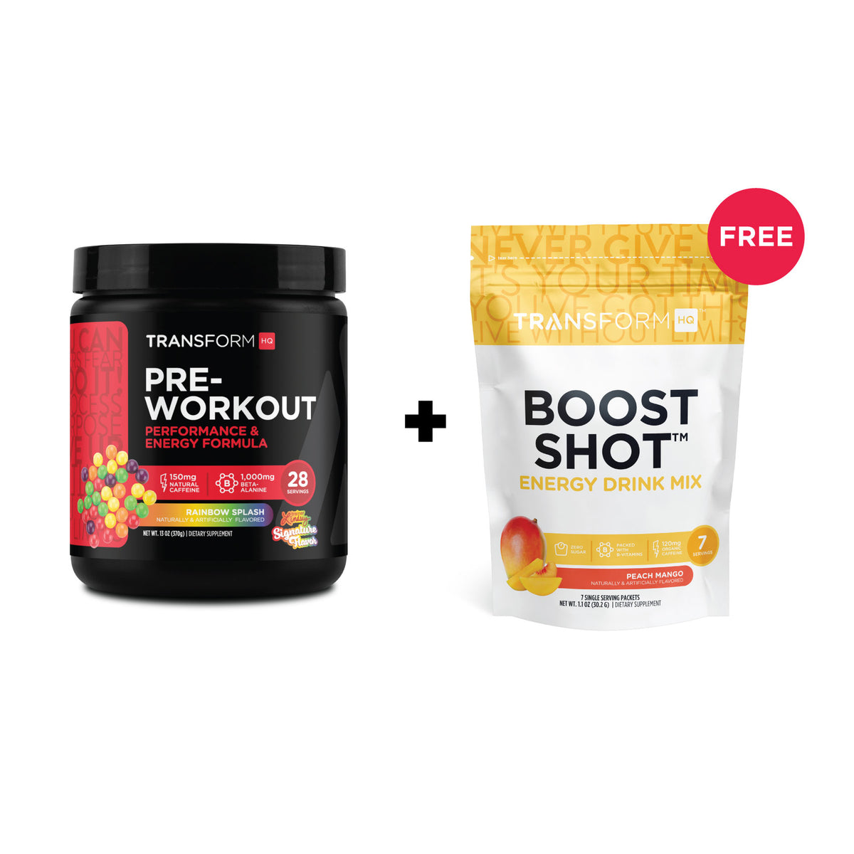 30% Off Pre-Workout + Free 7-Serving Boost Shot