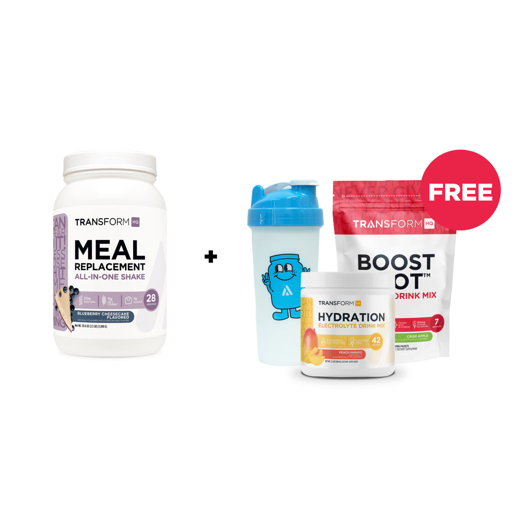 Buy Shake, Get Hydration, Shaker, and 7-Serving Boost Shot Free