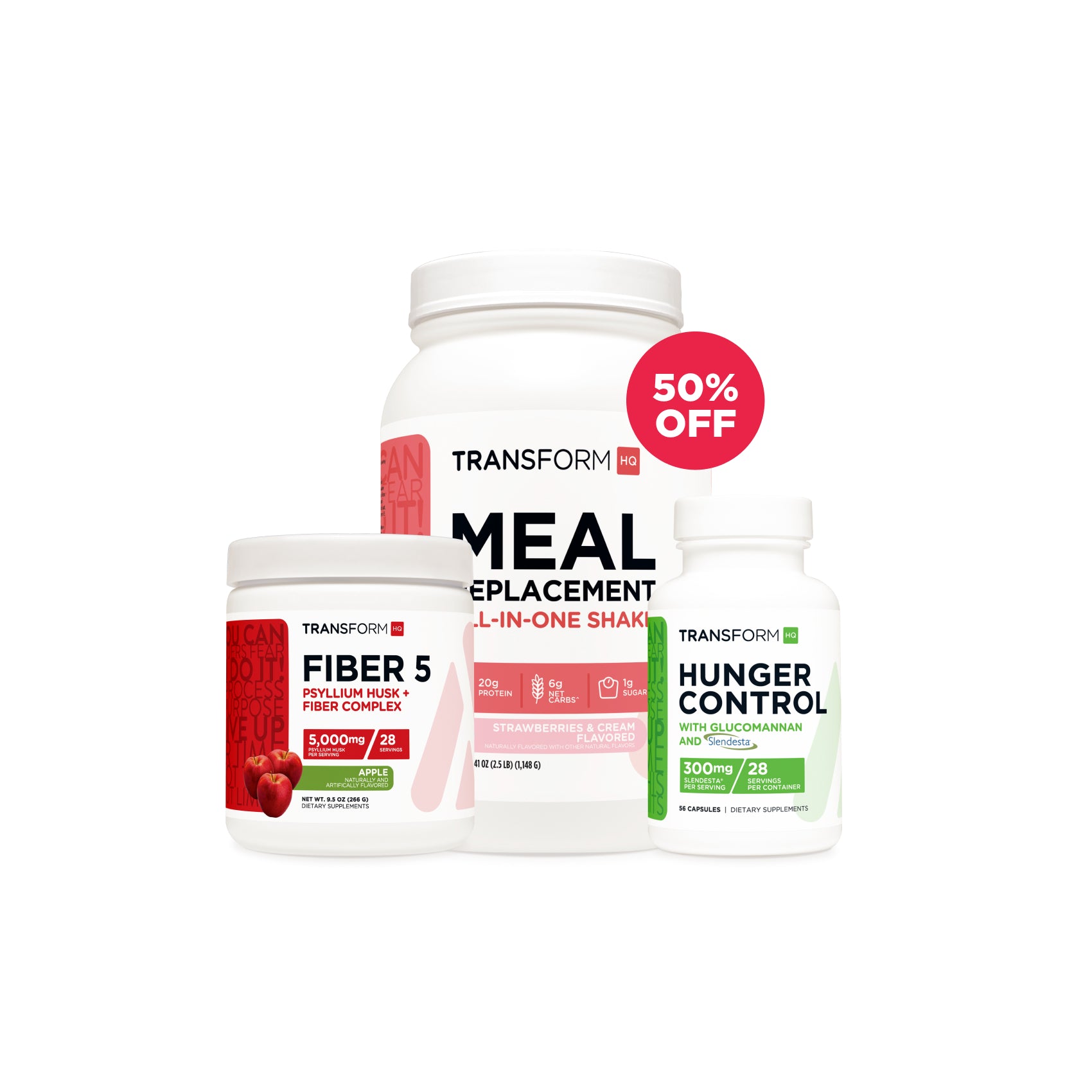 50% Off Crush Hunger, Crave Less, Feel Full Bundle - TransformHQ