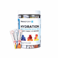 Hydration + Electrolyte Drink Mix (21-Stick Tub 50% Off Flash Deal)