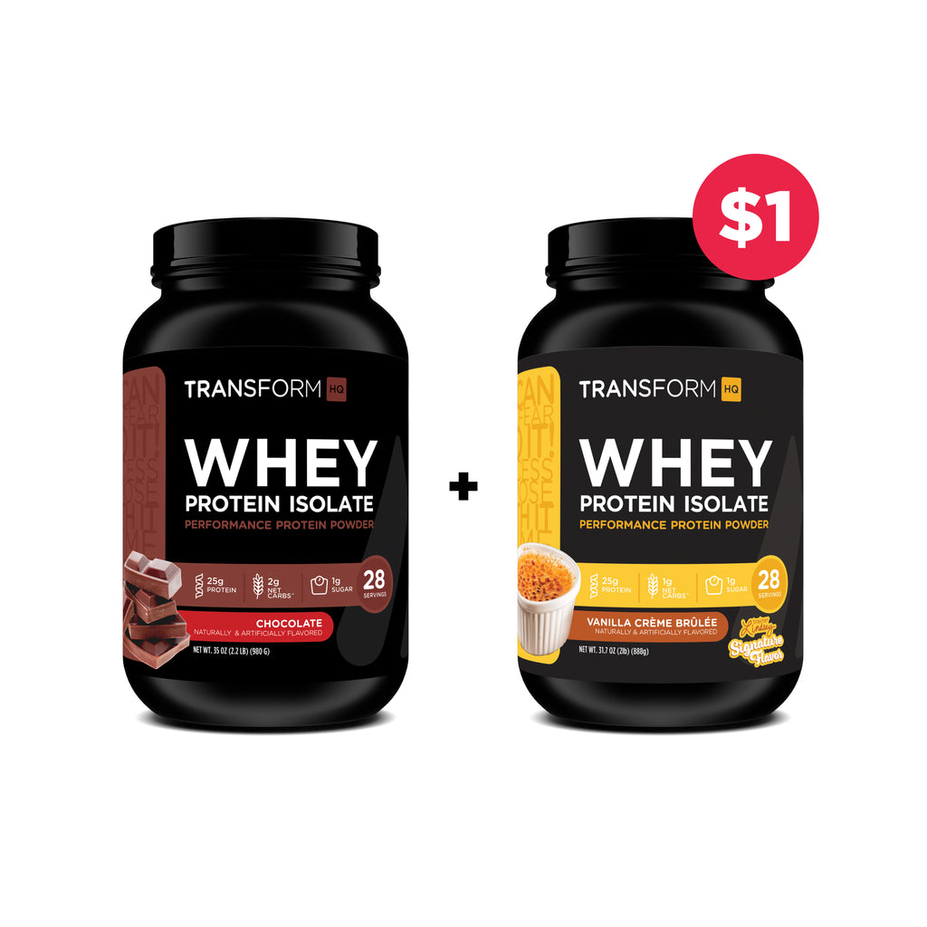Buy Whey Protein Isolate, Get 1 for $1