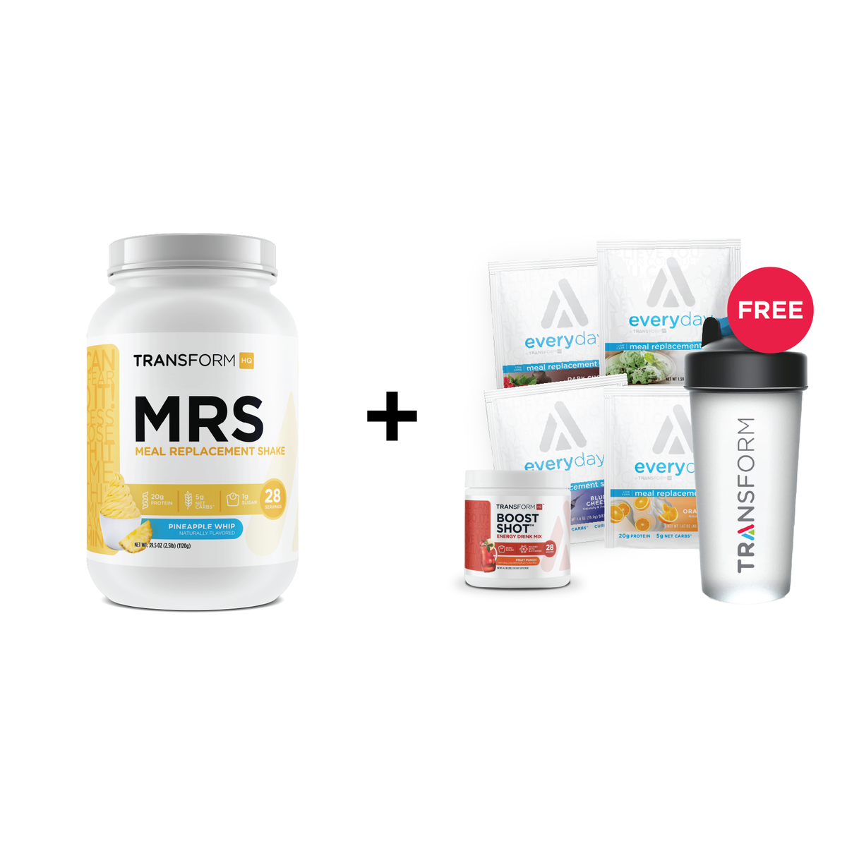 Buy Shake, Get 4 Single-Serving Shake Packs, Boost Shot, & Shaker Free